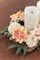 Artificial Flowers Combo Box Set, Blush Gradient Color Fake Flower Leaf with Stems for DIY Wedding Bouquets Table Centerpieces Baby Shower Home Party Floral Arrangements Decorations